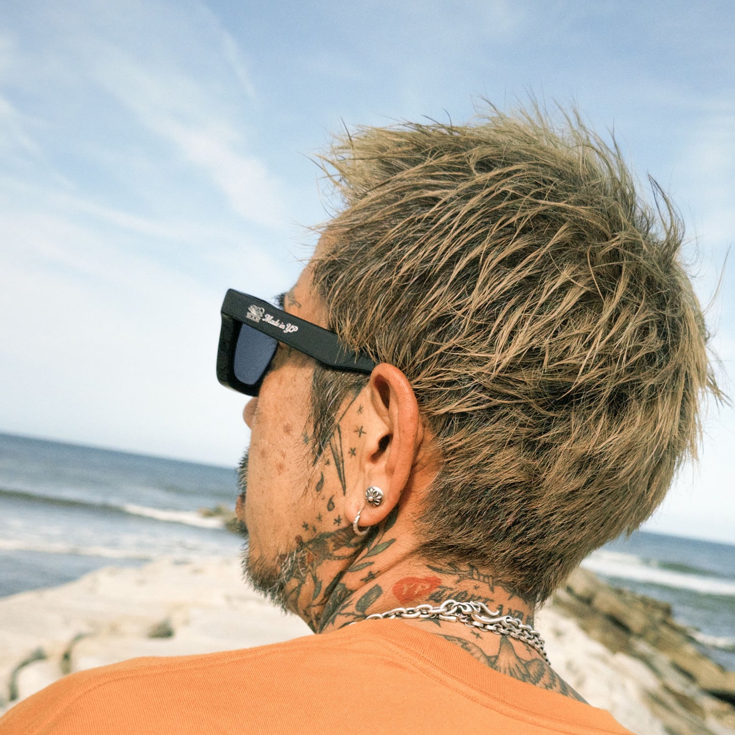 MADE IN YP サングラス：BLACK FRAME TRANSITION SMOKE LENS（YP-02）