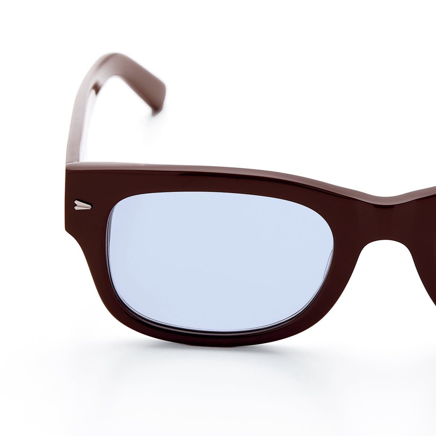 MADE IN YP サングラス：BROWN FRAME BLUE LENS（YP-01）
