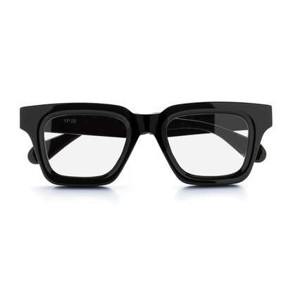 MADE IN YP サングラス：BLACK FRAME TRANSITION SMOKE LENS（YP-02）