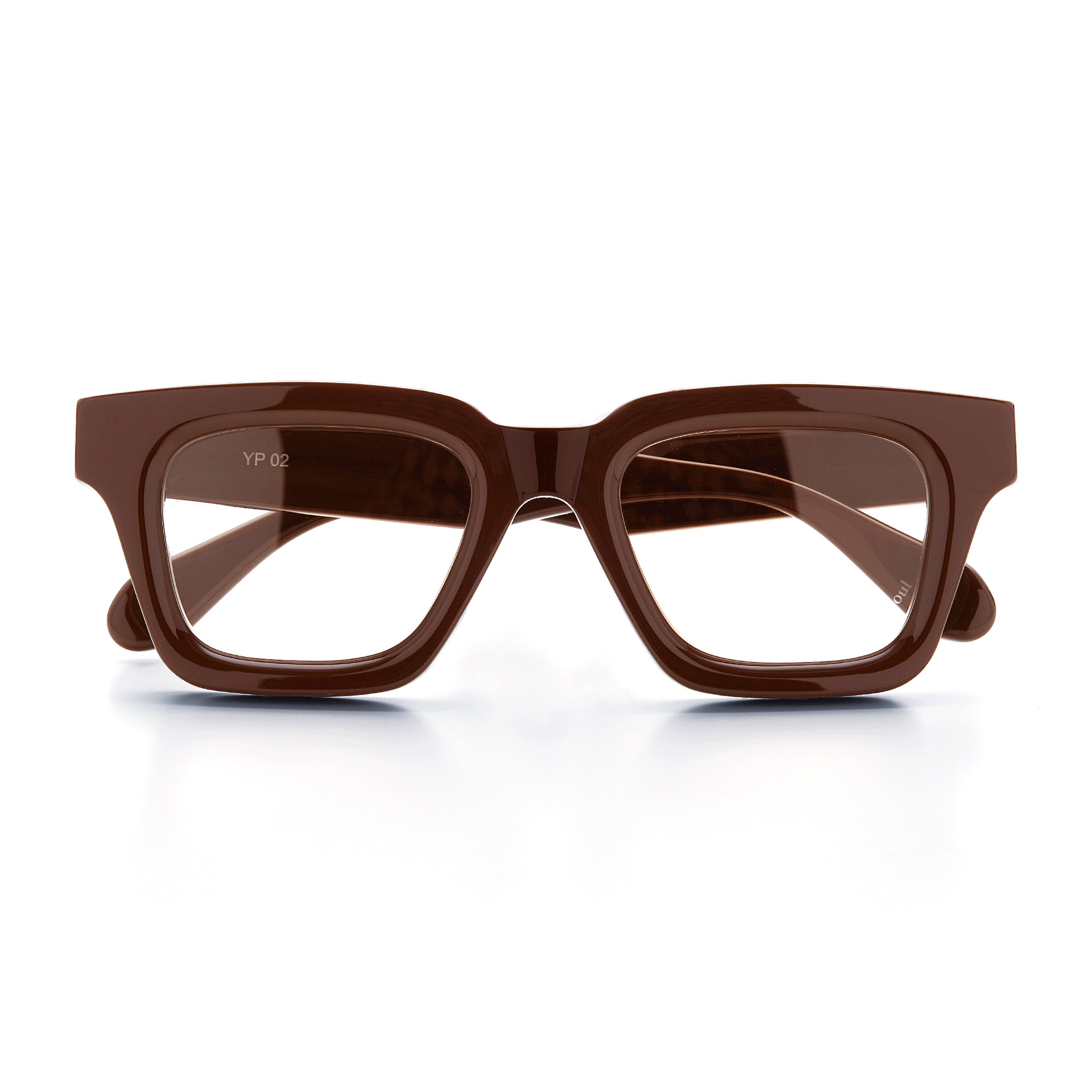 MADE IN YP サングラス：BROWN FRAME TRANSITION BROWN LENS（YP-02