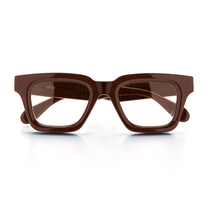 MADE IN YP サングラス：BROWN FRAME TRANSITION BROWN LENS（YP-02）
