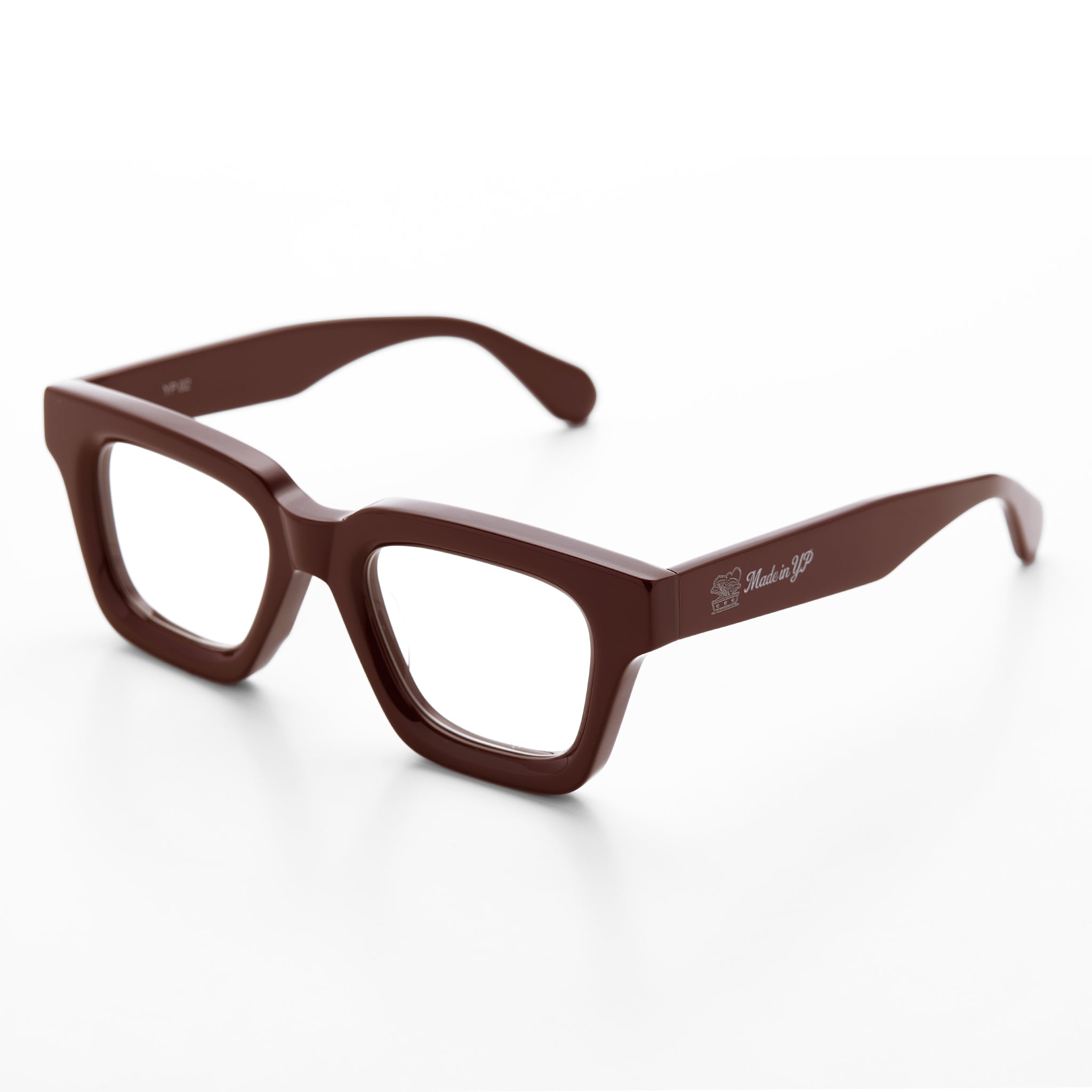 MADE IN YP サングラス：BROWN FRAME TRANSITION BROWN LENS（YP-02