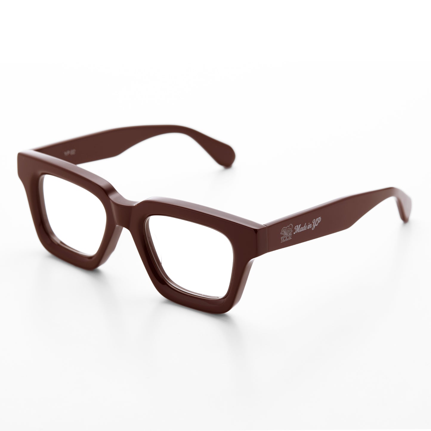 MADE IN YP サングラス：BROWN FRAME TRANSITION BROWN LENS（YP-02）