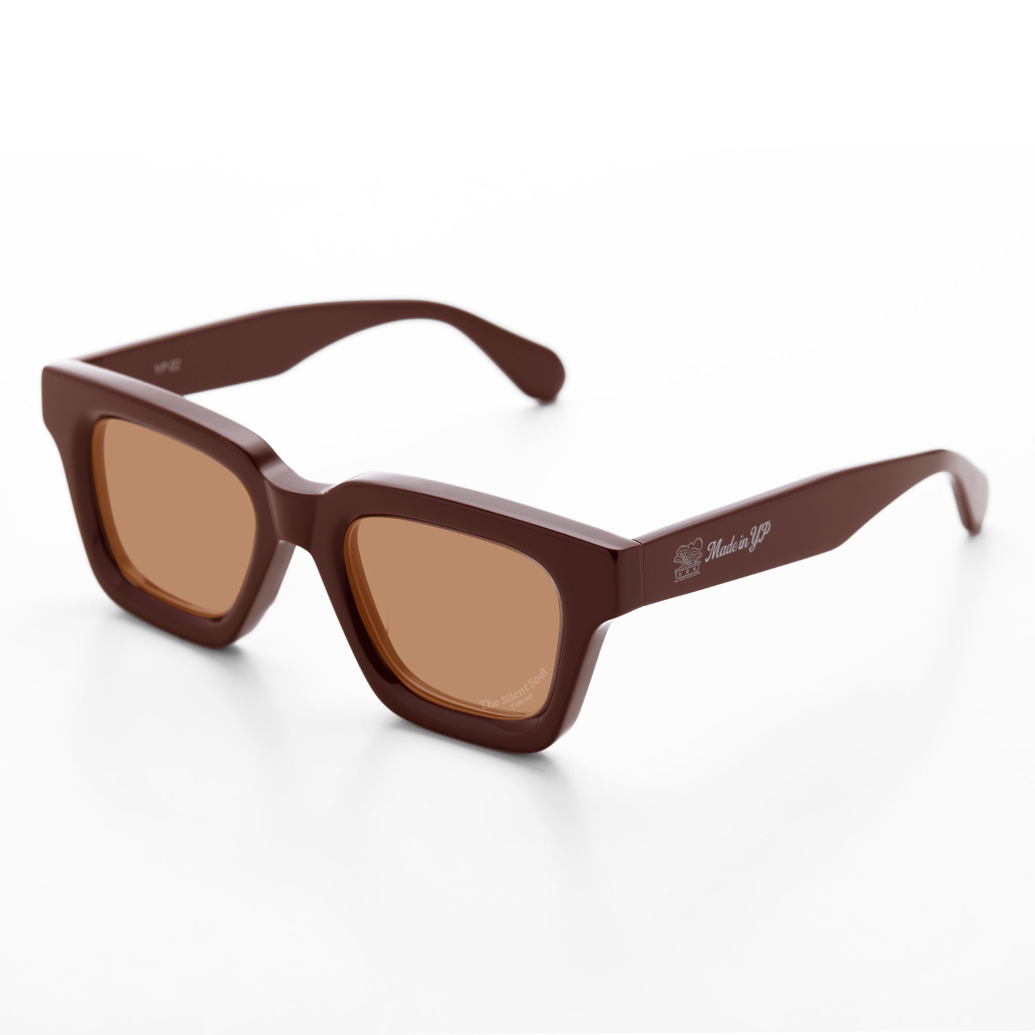 MADE IN YP サングラス：BROWN FRAME TRANSITION BROWN LENS（YP-02